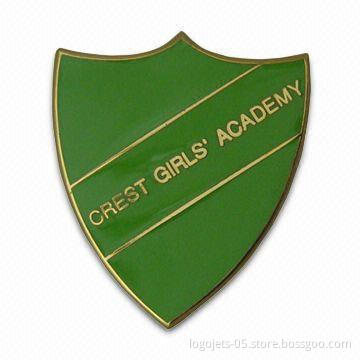 Iron-stamped Soft Enamel Pin, Customized Designs are Accepted